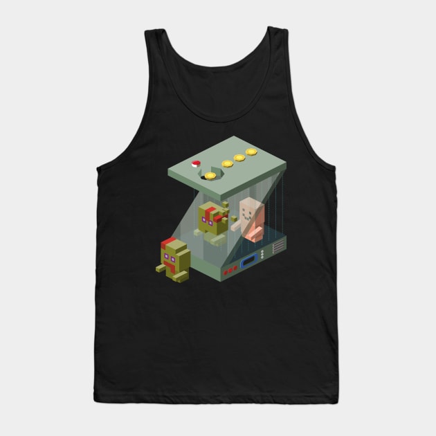 Isometric Zombificator - Zombie Maker Machine - Letter Z Tank Top by Gunes Ozcan